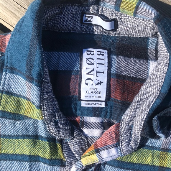 Billabong cotton button up shirt XL - Picture 2 of 4